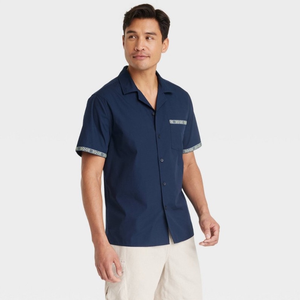 Goodfellow & Co Navy Casual Button Down Shirt